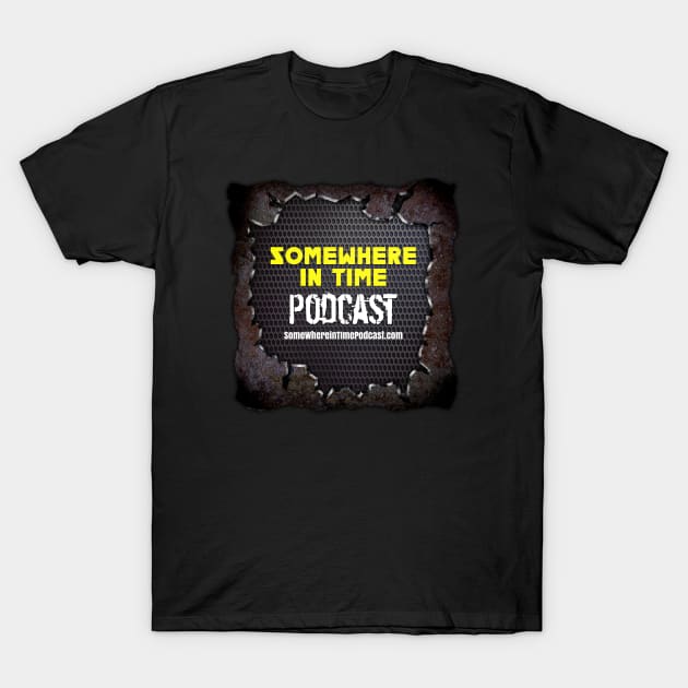 Somewhere in Time Podcast Metal Seal T Shirt T-Shirt by Somewhere in Time Podcast